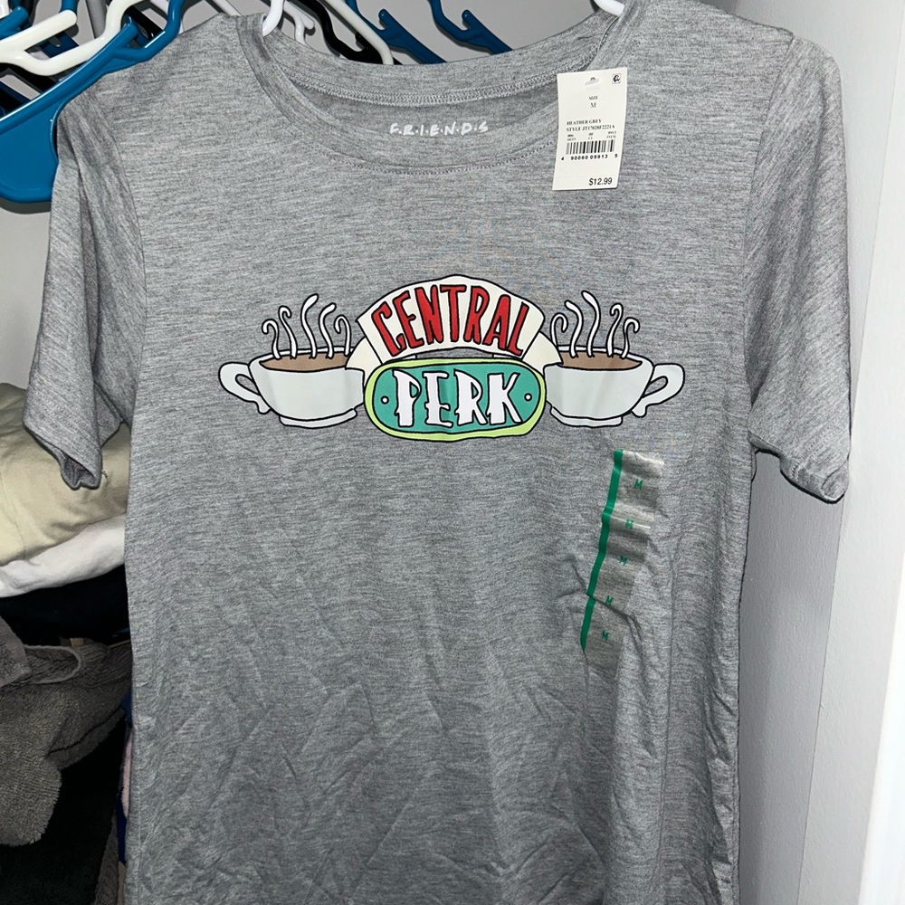 Gray Central Perk Graphic T-Shirt